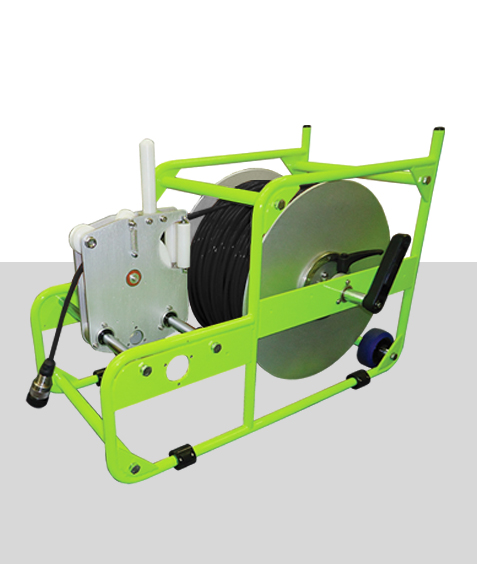 C250 Midi Cable Drum with 250 metres of 9mm diameter cable or 150 metresof 11.2mm diameter cable.