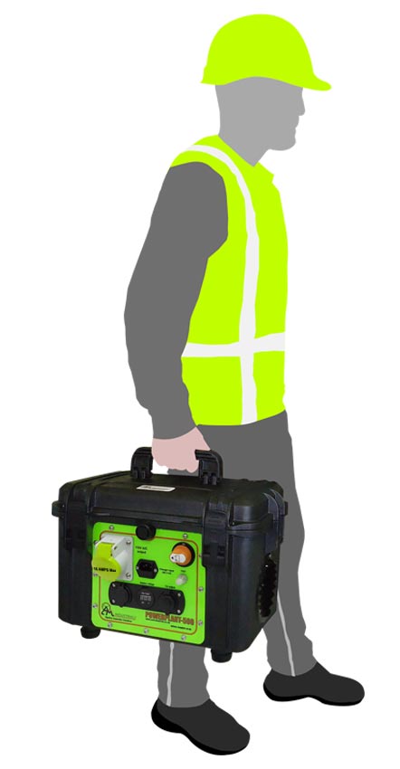Man holding Powerplant 500