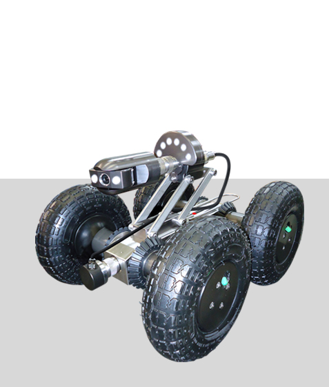 SP150 Midi Crawler with the same Wheel configuration. With shorter Jack-up Bars